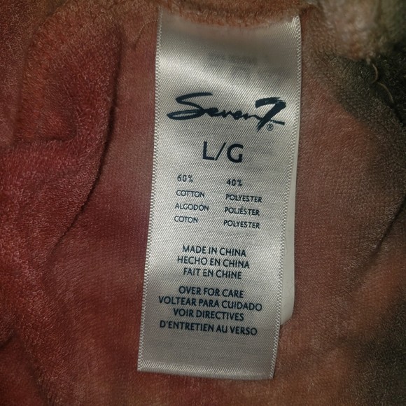 7SEVEN Red and Gray Tie Dye Sweatshirt Size Large - Picture 4 of 7